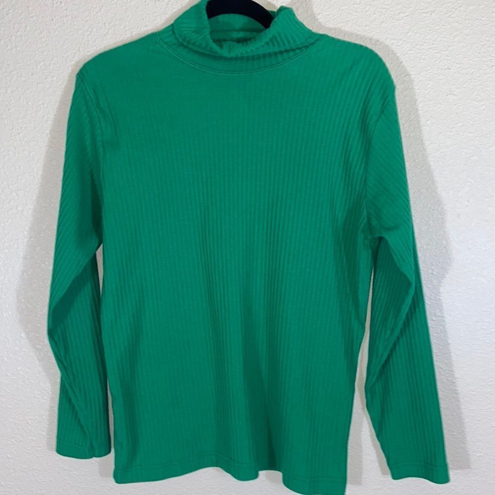 Women Turtleneck Top  Blouse Size M/L